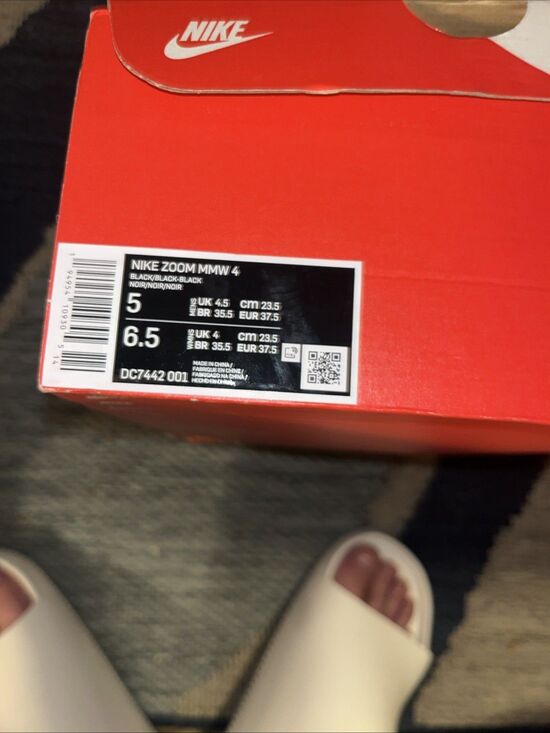 Size 5 - Matthew M. Williams x Nike Zoom 004 Triple Black